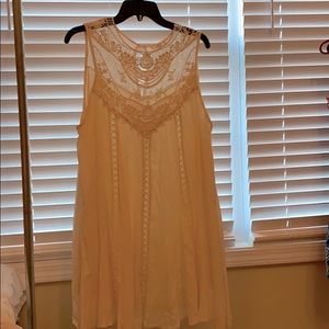 Cream entro dress